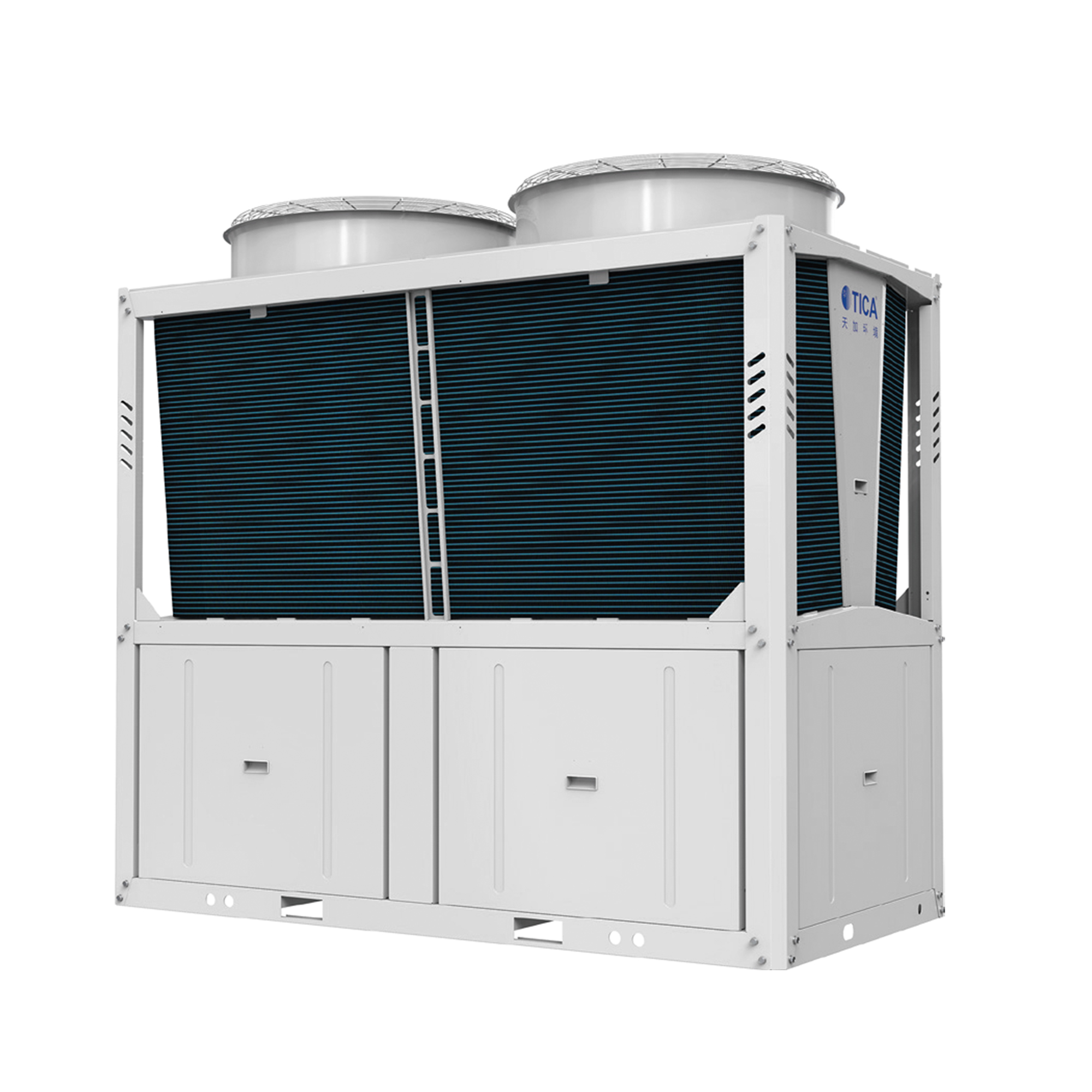 Air-cooled modular scroll chiller-heater equipment supplied by Henghui HVAC